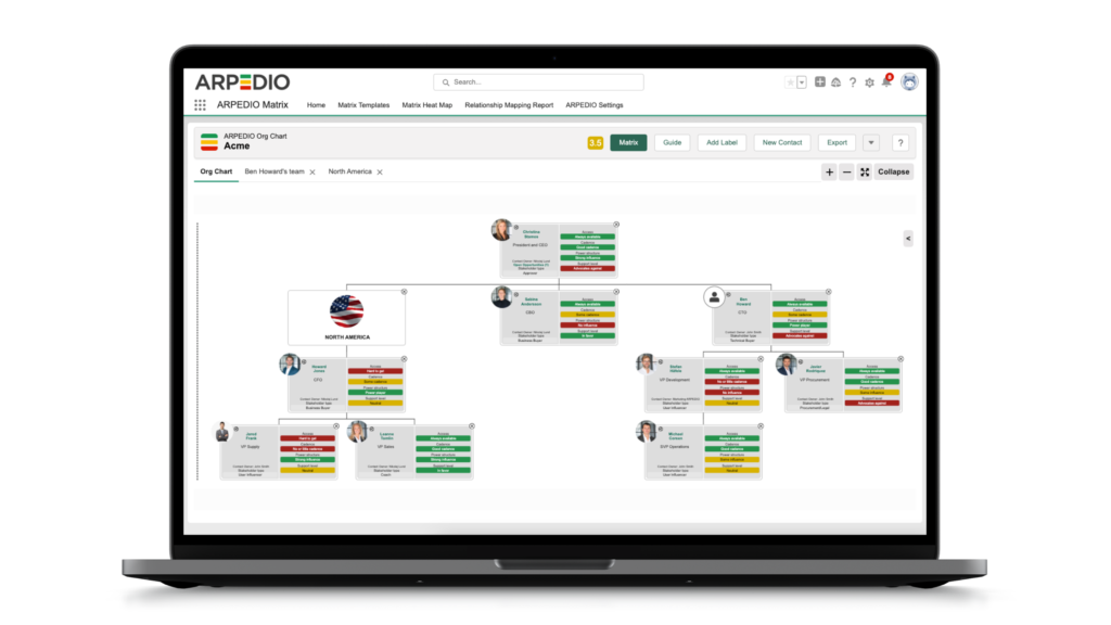 Org Chart Software, Natively in Salesforce with ARPEDIO